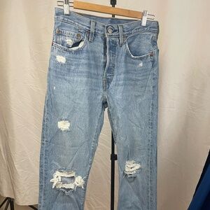 Levi's 501 distressed jeans 26 x 26